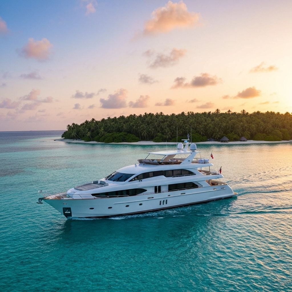 Seaplane dock at luxury resort